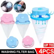 Washing Machine Filter Bag Floating Lint Hair Catcher Mesh Pouch Laundry Tool AU