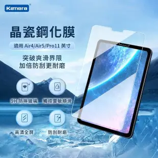 【Kamera 佳美能】For iPad Pro 11吋 Air4 Air5 10.9吋 鋼化玻璃保護貼(晶瓷鋼化膜)