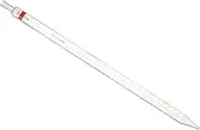 uxcell Graduated Dropper Pipettes 4 Pcs 50ml Reusable Borosilicate Glass Pipette for Transfer Liquid for Laboratory, Chemistry, Clear