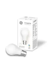 GE Imagine Sync 9W BC LED Dimmable A60 Smart Globe in Warm White