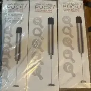 Wolfgang Puck Silver Frothing Stainless Steel Pen with Stencils Set Of 3