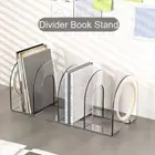 Bookshelf Handle Bookends Save Space Desk Storage Rack Divider Book Stand