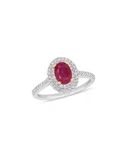 Rina Limor 14K Two-Tone 1.26 ct. tw. Diamond & Ruby Ring