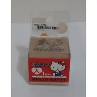 在飛比找蝦皮購物優惠-Hello Kitty 木製印章/木頭印章(蘋果.愛心)