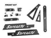 SuperATV Weld-In Gusset Kit for Polaris Ranger XP 1000 (2018-2020)