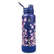 AquaFlask Sakura 2 1.18L (40oz) Water Bottle - Navy , Keeps Drinks Cold for 24 [AF-ZC10]