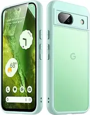 [JETech] Matte Case for Google Pixel 8a 6.1-Inch 2024, Frosted Translucent Back Protective Slim Phone Cover, Anti-Fingerprints (Mint)