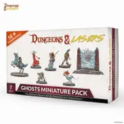 Dungeons & Lasers: Ghosts Miniature Pack Clear Plastc