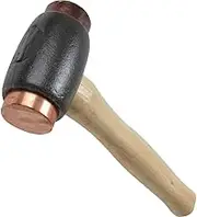 Thor 214 Copper/Rawhide Hammer Size 3, Brown