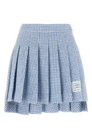 THOM BROWNE Pleated Tweed Skirt