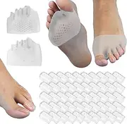 Sonnorel 50Pcs Toe Separators for Women Men, Toe Spacers for Women Men, Toe Protectors Silicone Toe Spacer