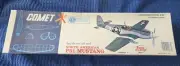COMET P-51 MUSTANG 18" WINGSPAN 3204 SEALED FLYING BALSA WOOD AIRPLANE MODEL KIT