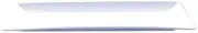 [Leona Co] Melamine Serving Platter, 35cm x 15cm x 1.5cm Rectangular Serving Plates, White Serving Tray for Entertaining Party, 100% Melamine Serving Dish for Appetizers Meat Food