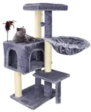 AIWIKIDE 002G Cat Tree has Scratching Toy with a Ball Activity Centre Cat Tow...