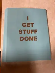 Folio Portfolio Get Stuff Done Blue