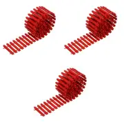 Wooden Christmas Tree Fence Picket Fence Miniature Plastic Garden Fence