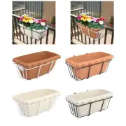 Hanging Planter for Balcony Railing for Indoor Outdoor Patio Garden Railing