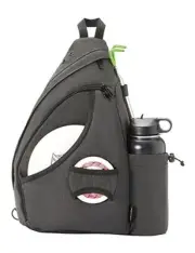 MOYAQI Disc Golf Bag with Retriever Holder and Storage Pockets, Disc Golf
