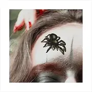 Womaha 40 Sheets Halloween Spider Temporary Tattoo Stickers for Adults Waterproof Body Spider Web Tattoos for Kids