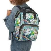 Adventure Ready Diaper Backpack, Travel Changing Bag, Baby Carrier [...]