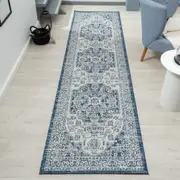 Patio 455 DenimFloor Runner Rug Designer Rug