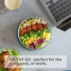 Glass Food Storage Containers with Lids, Glass Meal Prep Containers for Lunch...