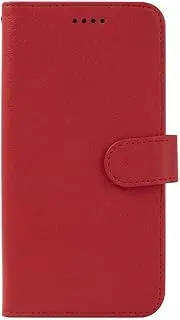 [LCEHTOGYE] Cover for Nokia XR21, PU Bracket Shell Back Case Bumper Protective Case for Nokia XR21-YSKK - Red