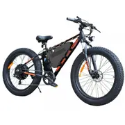 TDR 26 Inch Electric Fat Tyre Mountain Bike 1500W 48V eBike 28.8Ah Lithium Battery LCD Display PAS Throttle Shimano 7-Speed Hydraulic Disc Brakes Off-Road Alloy Frame Bicycle