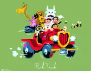 New Paul Frank Gang Decorative Metal Tin Sign Made in the USA