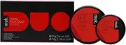 MUK. Hard muk Hair Styling Mud Duo- Low Sheen Styling Mud with Strong Hold for Fine to Coarse Hair. Matte Texture, Volume Enhancing & Humidity Resistant Hair Mud, 95g & 50g