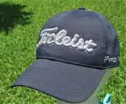 NWT Titleist Pro V1 & Foot Joy Golf Hat Navy Blue Adjustable Strap
