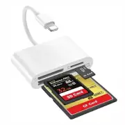 SD/CF/TF Card Reader for IPhone to CF Adapter Trail Game camera viewer for ipad