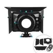 FOTGA DP3000 M2 Matte Box for 15mm Rod DSLR Rail Rig +4 Donuts +Filter Trays