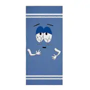 Large Funny Towelie Beach Towel for Adults - Novelty Travel Bath Towels Set for Men - Lightweight Sport Face Towel - 140x70