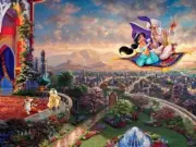 Aladdin Disney Dreams Thomas Kinkade Collection 750 Piece Jigsaw Puzzle NEW