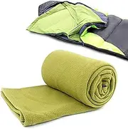Fleece Sleeping Bag,Outdoor Fleece Sleeping Bag,Sleeping Bag,Camping Sleeping Bag,Travel Sleeping Bag,Ultralight and Compact Bags are Perfect for Hiking, Backpacking & Camping,Gras