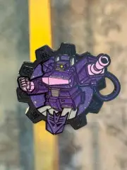 Transformers Mystery Collector Box - Shockwave Pin- Glitter Exclusive NEW