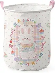 Kids Laundry Hamper,Flower Laundry Basket Collapsible Girls Storage Baskets for Home Decor,Office,Toy Organizer