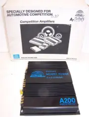 Phillips Sound Labs A200 A-200 Amplifier Old School MOSFET POWER MIB 25L Auto