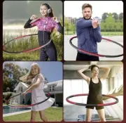 Juourb exercise hoop for adults and kids for losing weight and massage assembled