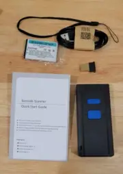 Handheld Fast Barcode Code Scanner Reader Wireless Bluetooth For IOS/Android/PC