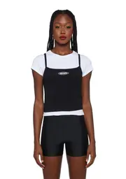 [Dolls Kill x Clueless] Chronically Crushed 2-In-1 Top