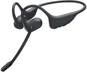 Open Ear Headphones with Mic, Bluetooth Headset with Microphone, Dual Connect...