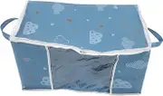 Alipis Zipper Clothing Storage Bag Moisture Capacity Organizer for Quilts Blankets and Clothes with Transparent Window for Moving and Home Storage