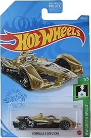 Hot Wheels Formula E Gen 2 Car, [Gold] 26/250 Green Speed 1/5