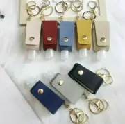 Hand Cleansing Gel Holder Key Ring Clip On School Bag Pram Gym Bag Unisex