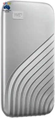1TB My Passport SSD Portable External Solid State Drive, Silver, Sturdy and Blaz