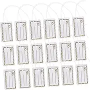 ROMISBABA 500Pcs Price Labels with Lanyard Handwriting Present Tags for Wine Years Simple Design Easy to Use Material for Price Display and Note Tagging
