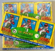 1979 Topps Baseball Wax Pack Sealed 3-Pack Grocery Tray