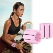 Wrist Ankle Weights Set of 2 1Lb Each Adjustable Wearable Ankle Weights Silicone